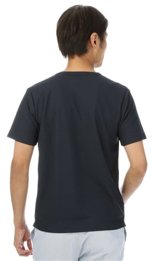 ハニカムカチオンクルーネックTシャツ《半袖》2