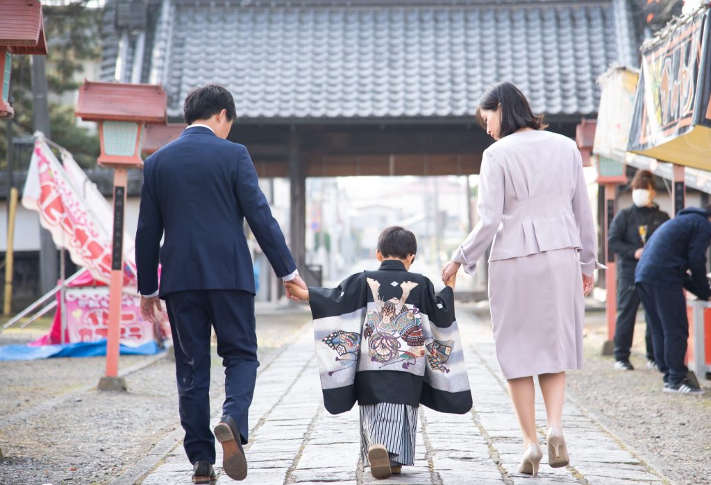 七五三で父親の服装に合わせる小物選び