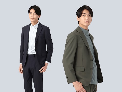 インナーはシャツでもカットソーでも360度きちんと見え