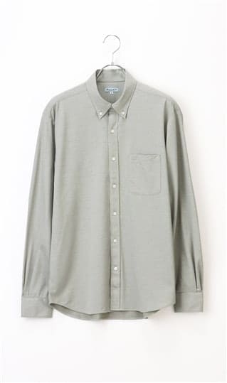 ボタンダウンニットシャツ《長袖》《ALTIMA premium》