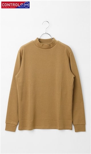 モックネックミジンボーダーカットソー《長袖》《CONTROLα》