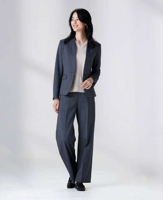 美ジ楽(ビジラク/びじらく)スーツ グレー 着用イメージ