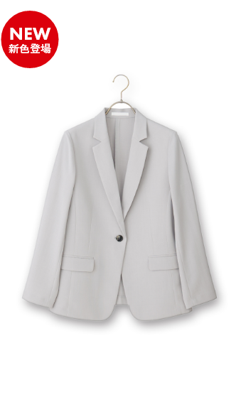 みんなのスーツ テーラードジャケットテーラードジャケット ライトグレー