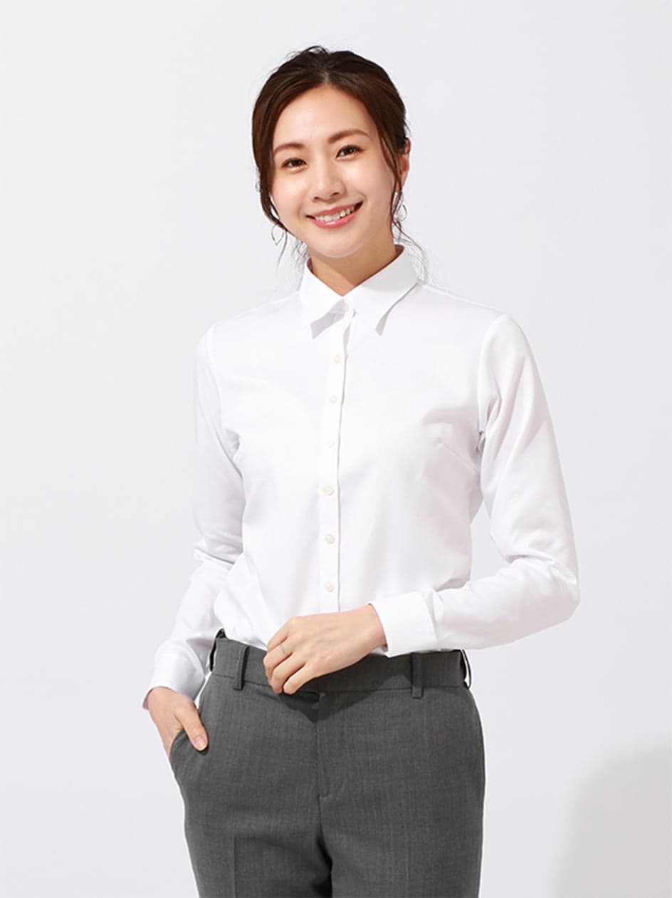 レギュラーカラーの全体画像