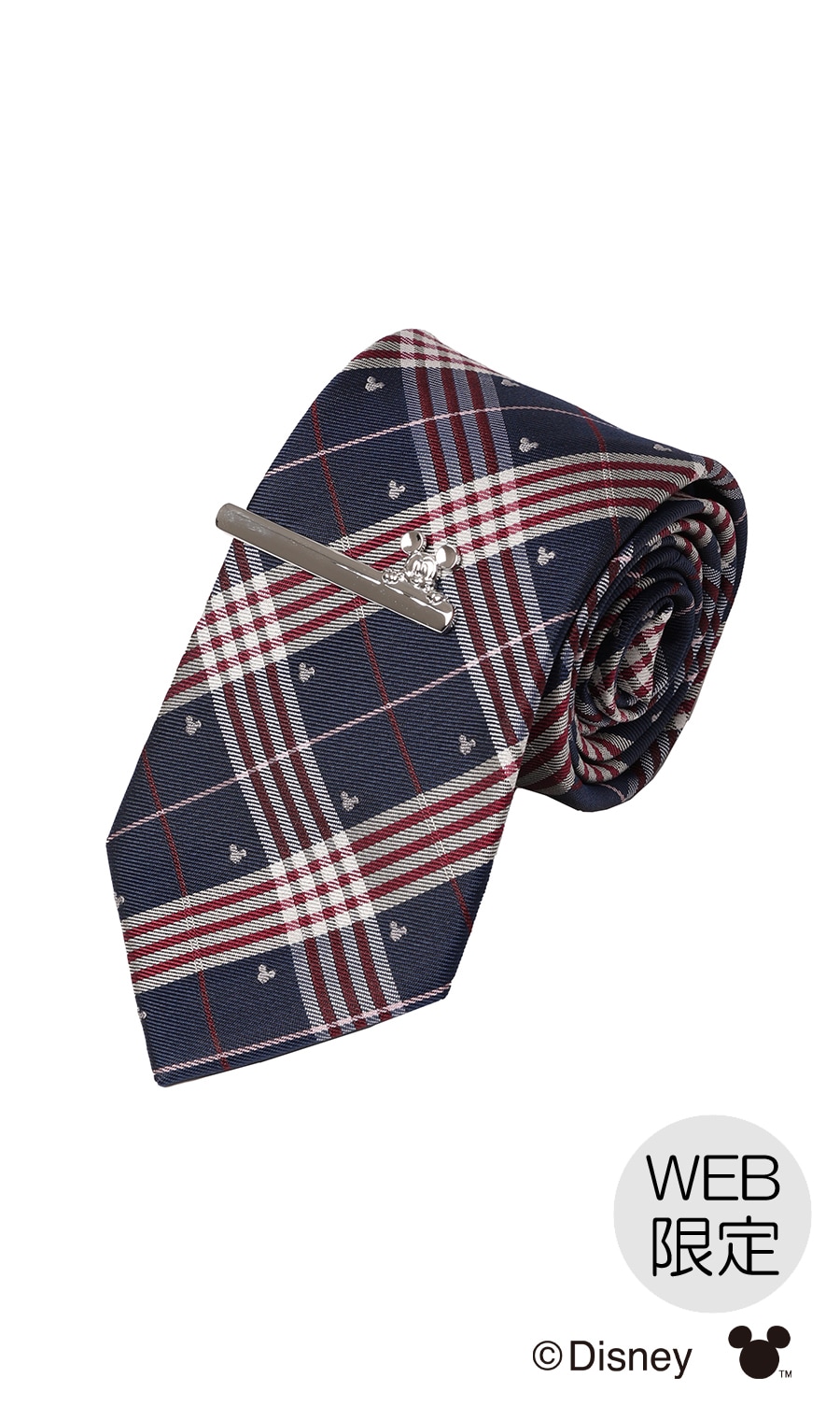 ディズニーネクタイ＆タイバーセット【WEB限定】