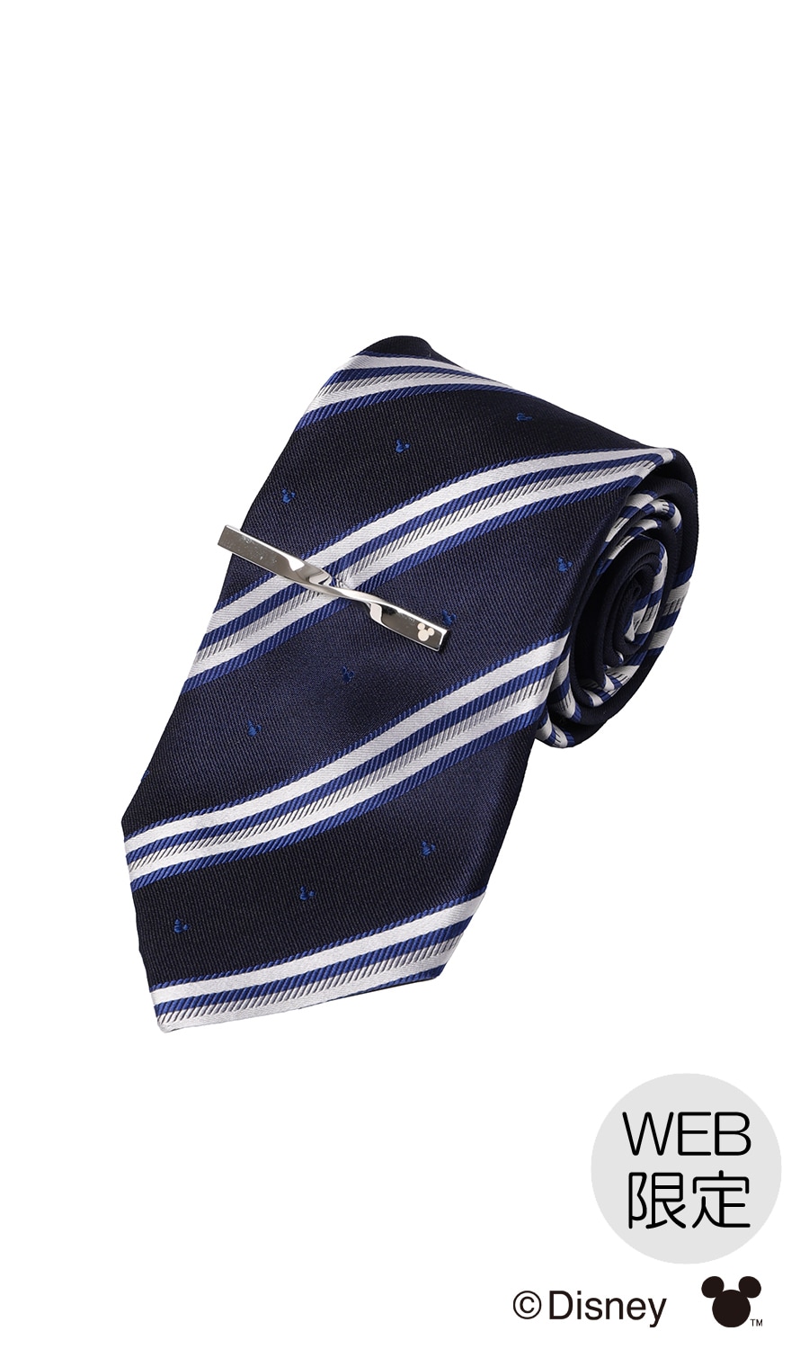 ディズニーネクタイ＆タイバーセット【WEB限定】