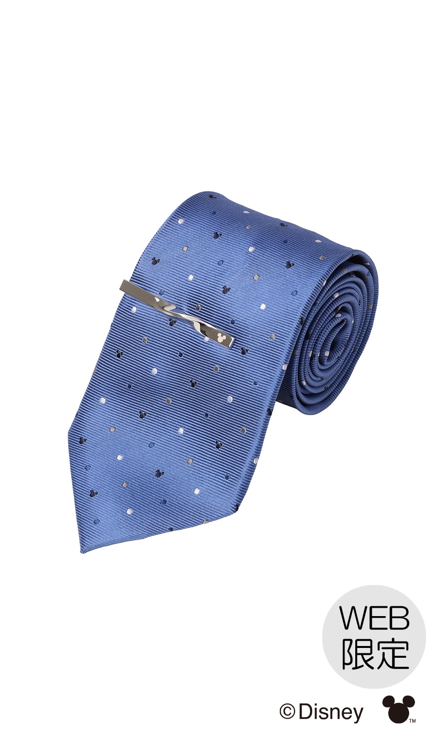 ディズニーネクタイ＆タイバーセット【WEB限定】