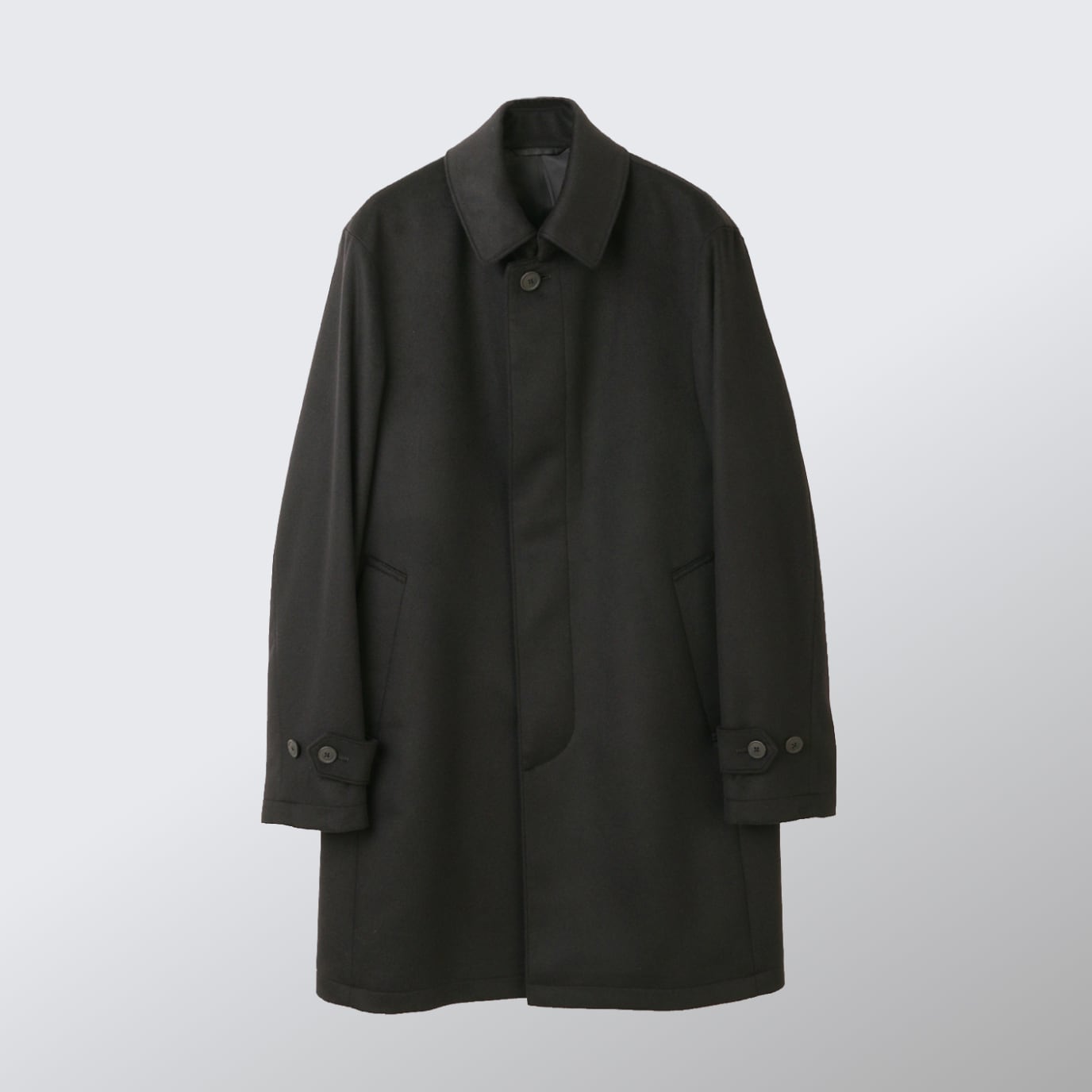 カシミヤステンカラーコート イメージ