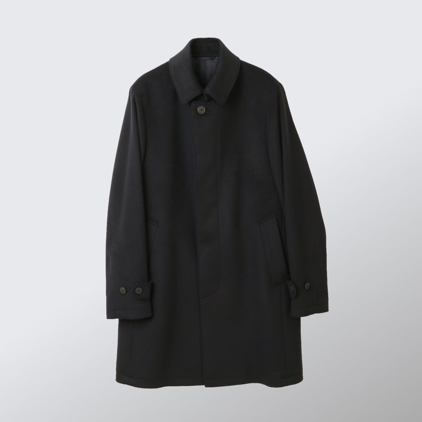 カシミヤステンカラーコート イメージ