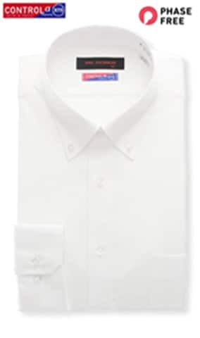 ボタンダウンスタイリッシュワイシャツ【CONTROLα】