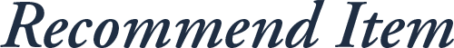 Recommend Item