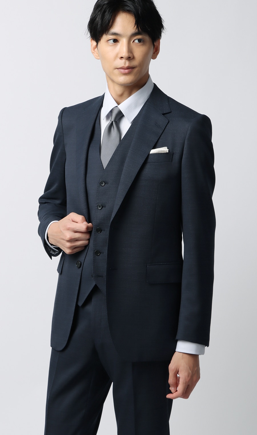 スタイリッシュスーツ【スリーピース】【Plastics Smart】