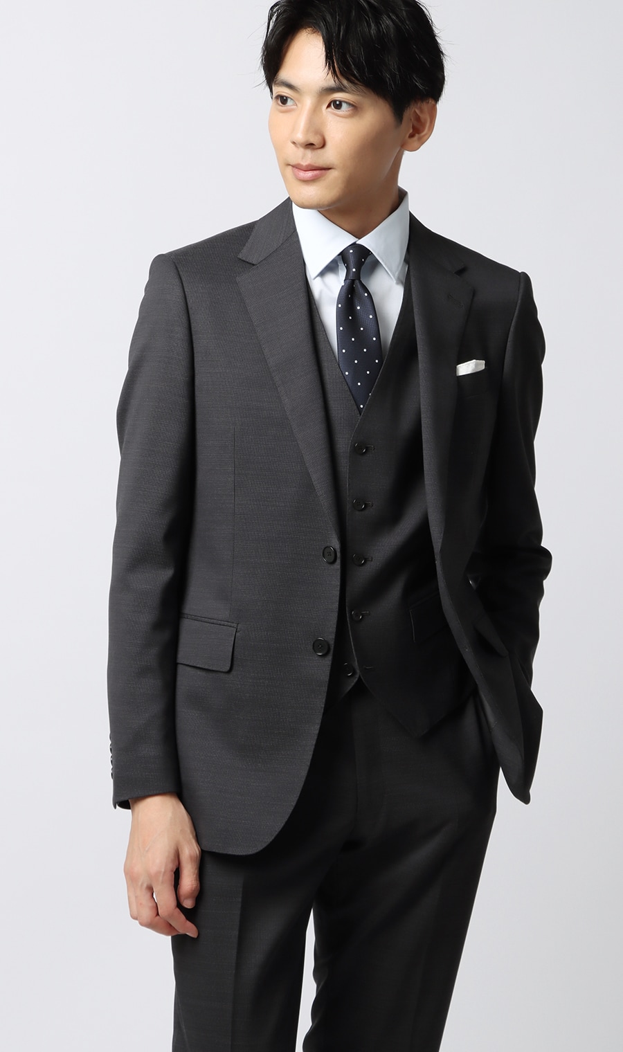 スタイリッシュスーツ【スリーピース】【Plastics Smart】