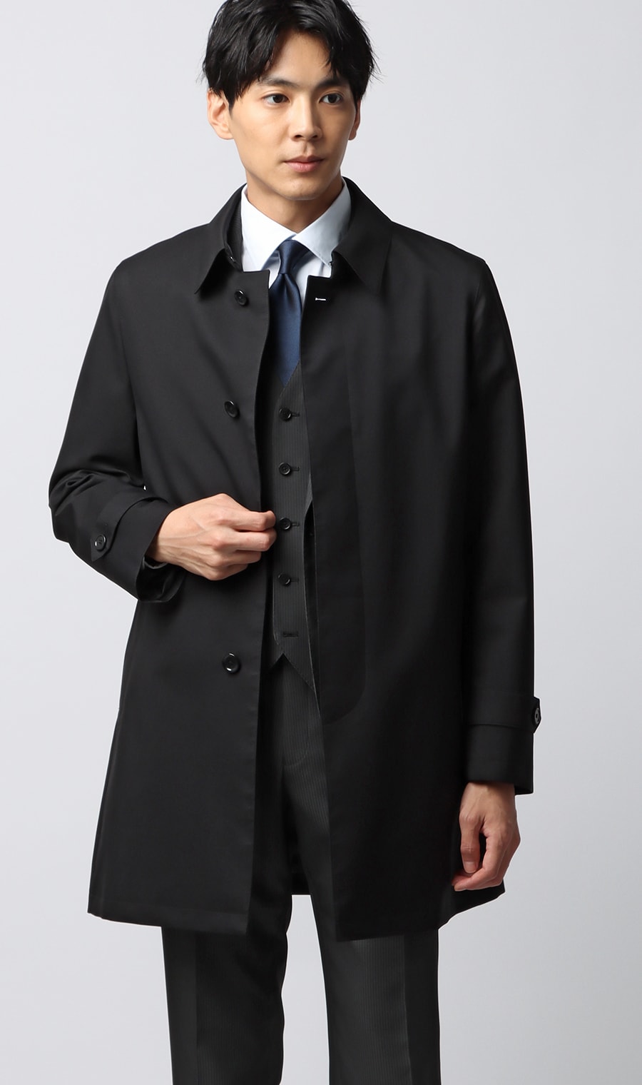 ステンカラーコート【スタイリッシュ】