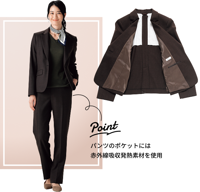 #すごスーツ(冬バージョン) ポイント