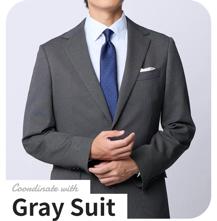 Coordinate with Gray Suit