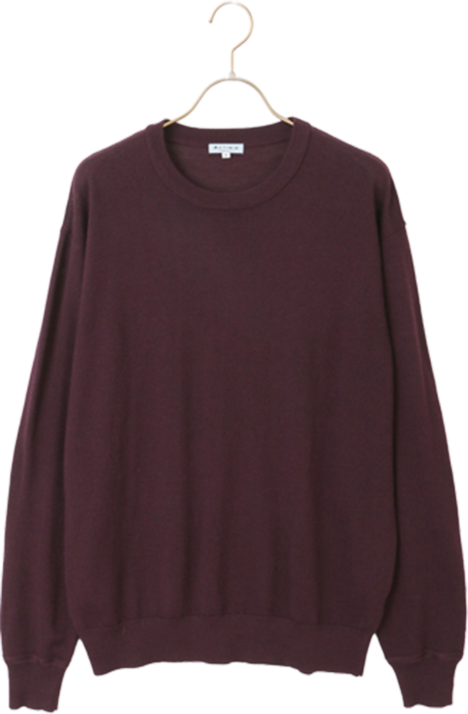 クルーネックセーター 【毛玉CLEAR】 【＃すごセーター】