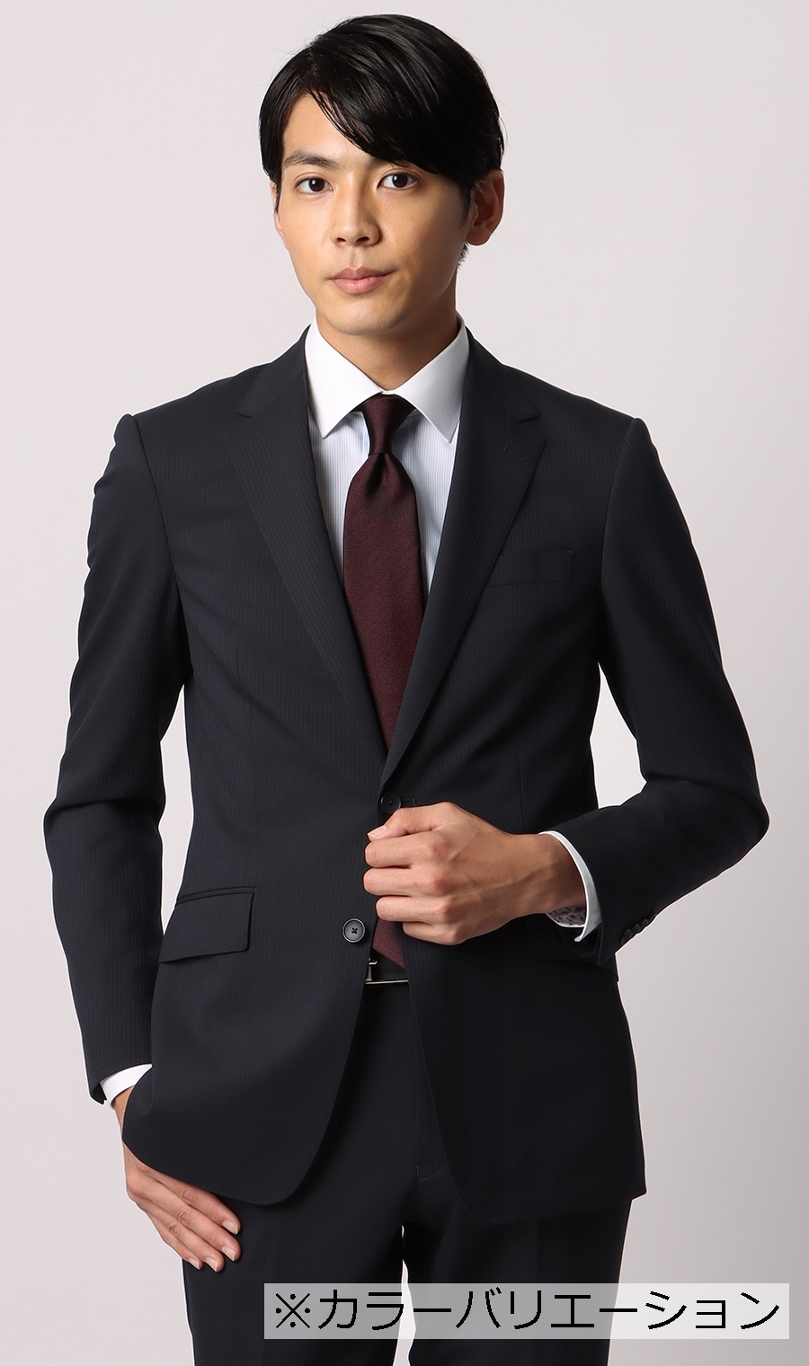 スタイリッシュスーツ【ツーパンツ】【CONTROLα】（MPM23481-92） PERSON'S FOR MEN 紳士服・スーツ販売数世界No.1  洋服の青山【公式通販】