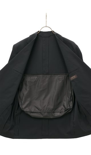 スタイリッシュジャケット【セットアップ着用可】【バッグになるジャケット】