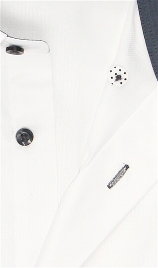 ボタンダウンスタイリッシュワイシャツ《白織柄》《ライクラT400ファイバー》3
