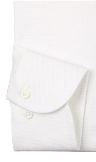 ボタンダウンスタイリッシュワイシャツ《白織柄》《プレミアム》2