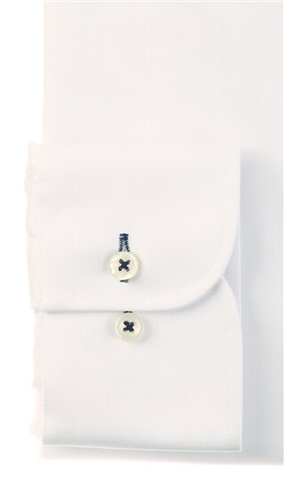 ボタンダウンスタンダードワイシャツ《白織柄》《キング&トール》2