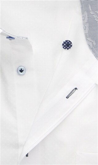 ボタンダウンスタンダードワイシャツ《白織柄》《キング&トール》3