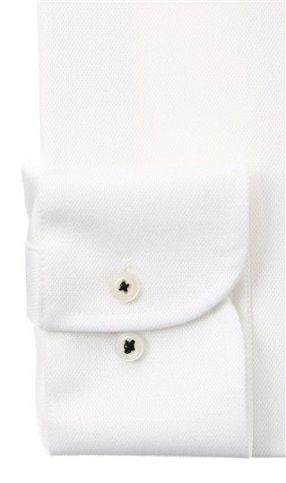 ボタンダウンスタイリッシュワイシャツ《白織柄》《ニット素材》2