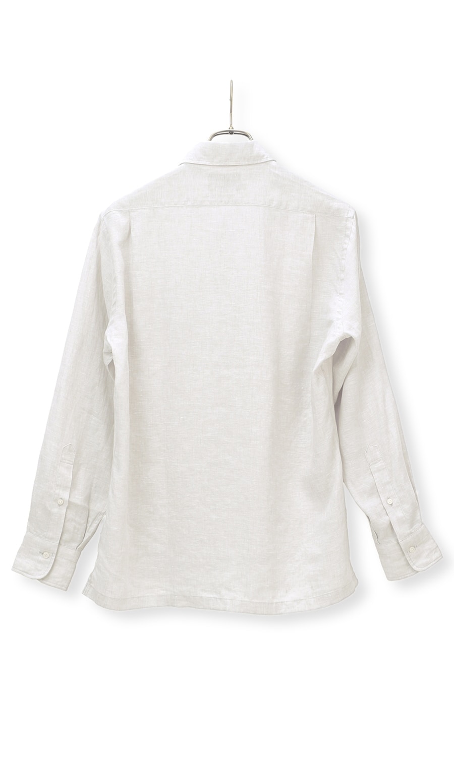 なし伸縮性mocoa's M.スタイルアップシャツ ホワイト モコアズ