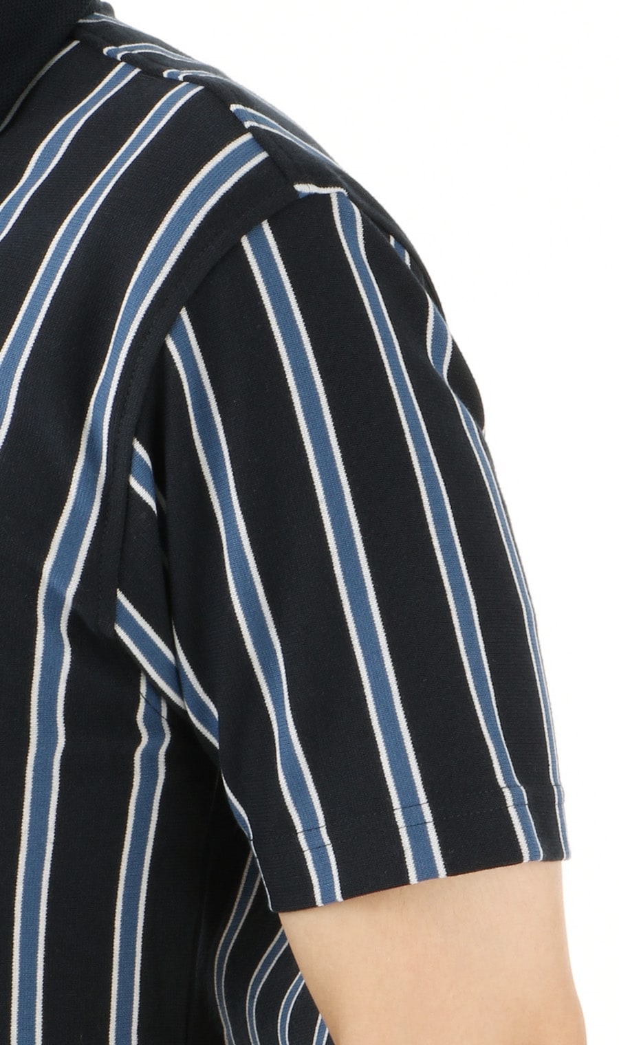リーガル REGAL ポロシャツ 青山ブランド ストライプ 半袖 高級感 M