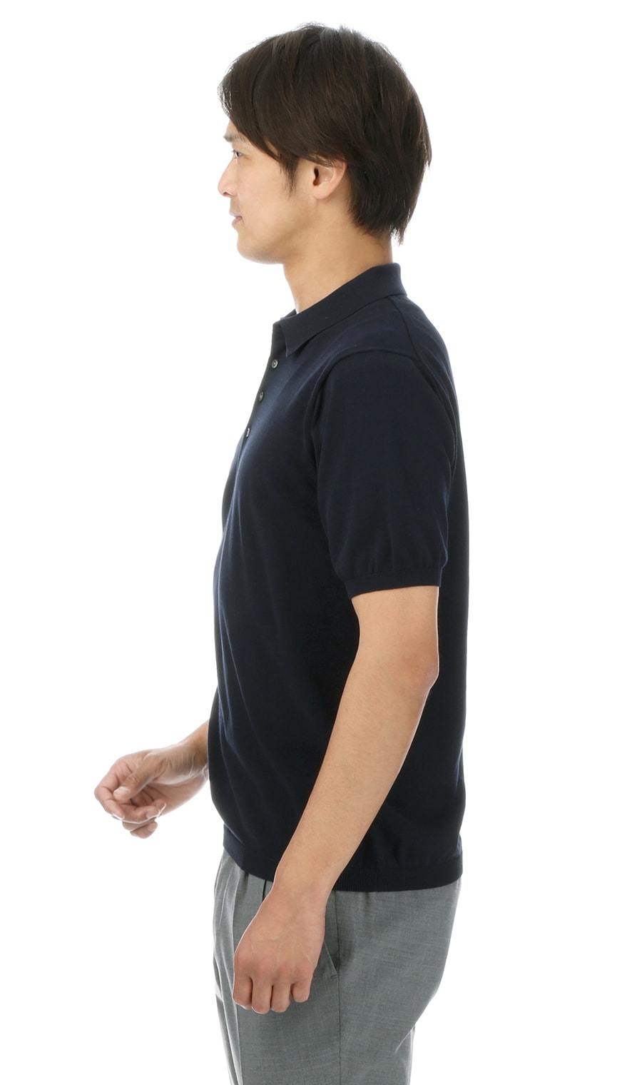 天竺ニットポロシャツ《半袖》（MOKN8301-23） | MORLES | 紳士服