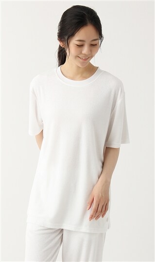 【男女兼用】半袖パイルクルーTシャツ【セットアップ】1
