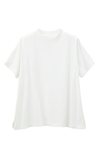 綿100%プチハイネックTシャツ［UVカット］［汗ジミ防止］［オンラインストア限定］9