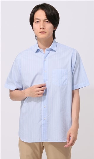 セミワイドカラーシャツ【半袖】