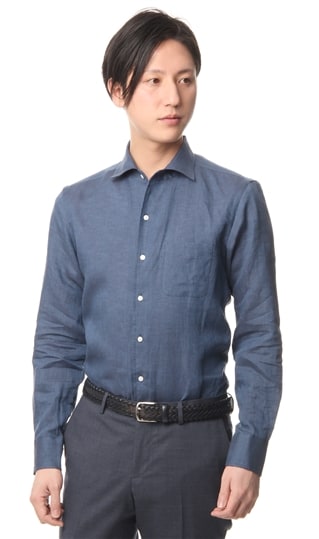 ワンピースカラーシャツ Slim Body Mosh9303 23 Morles 紳士服 スーツ販売数世界no 1 洋服の青山 公式通販