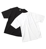 コットンストレッチTシャツ《2枚セット》《ブラック&ホワイト》