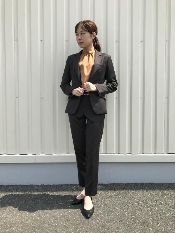 洋服の青山 ヒルトン レディーススーツ ブラウン | hartwellspremium.com