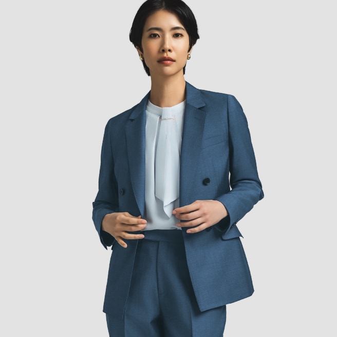 レディースオーダースーツ着用イメージ