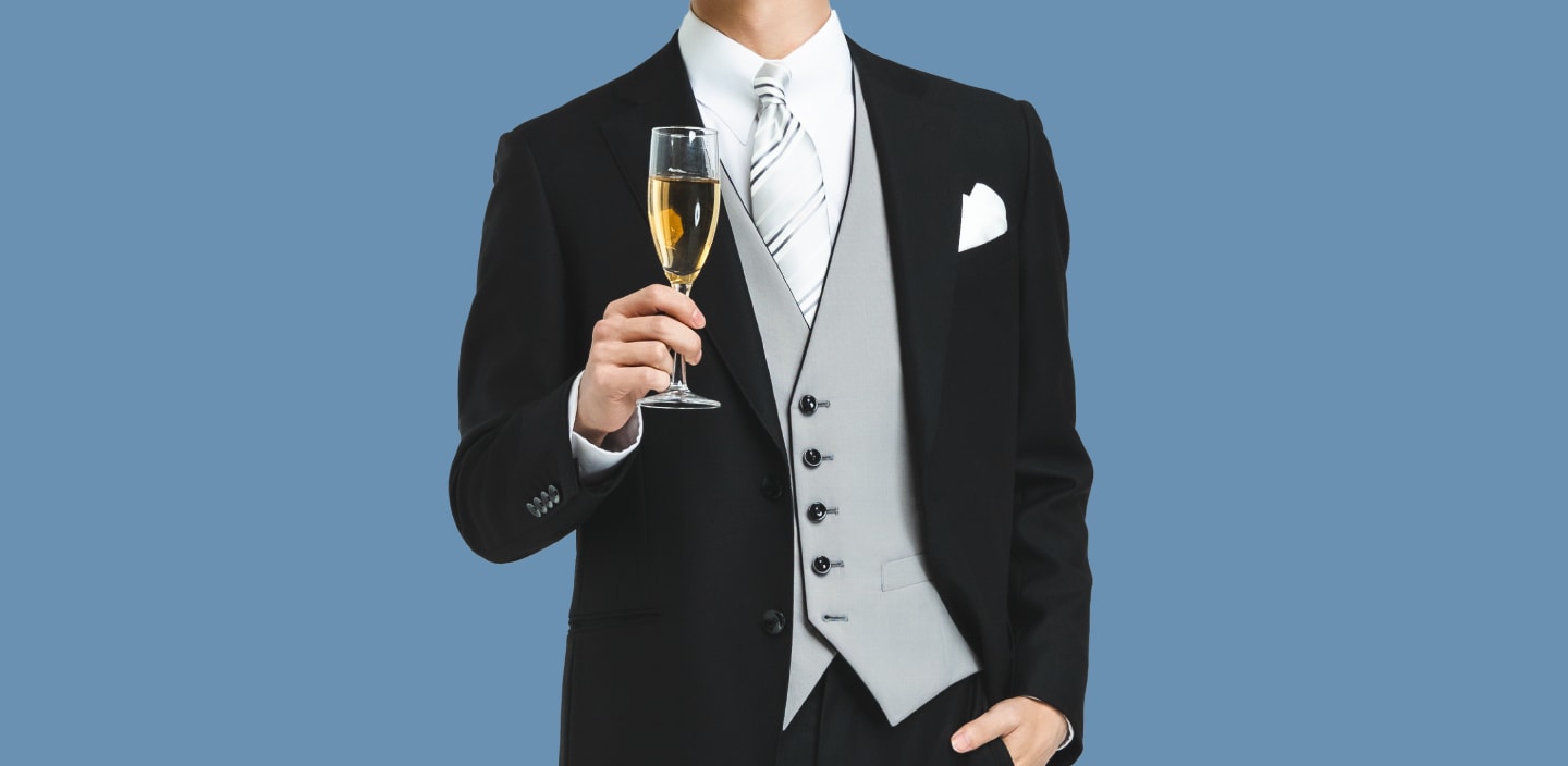 スーツの着用イメージ写真