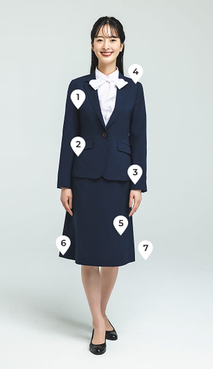 スーツの着こなしポイント レディース