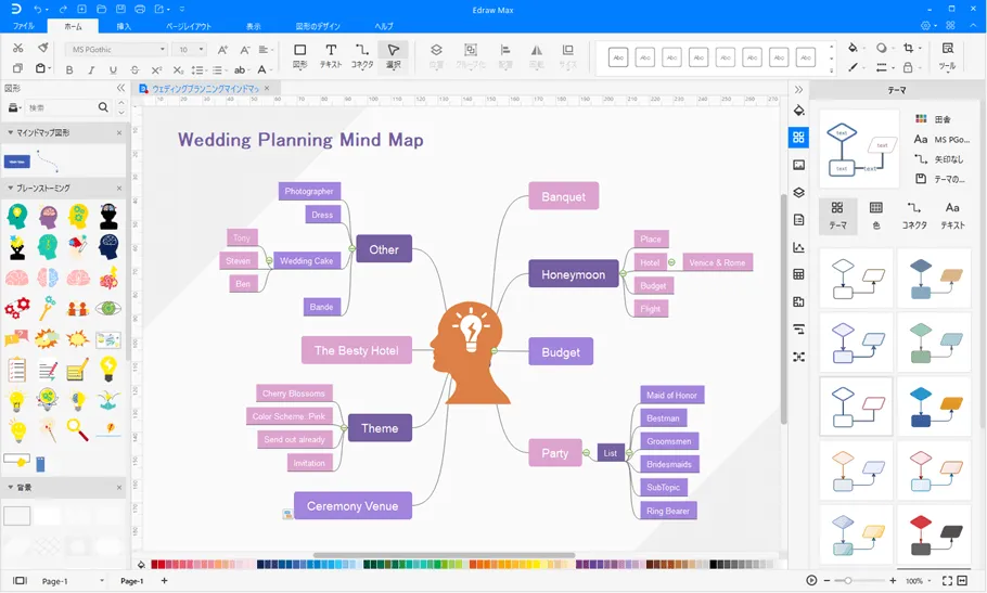 マインドマップ_EdrawMind