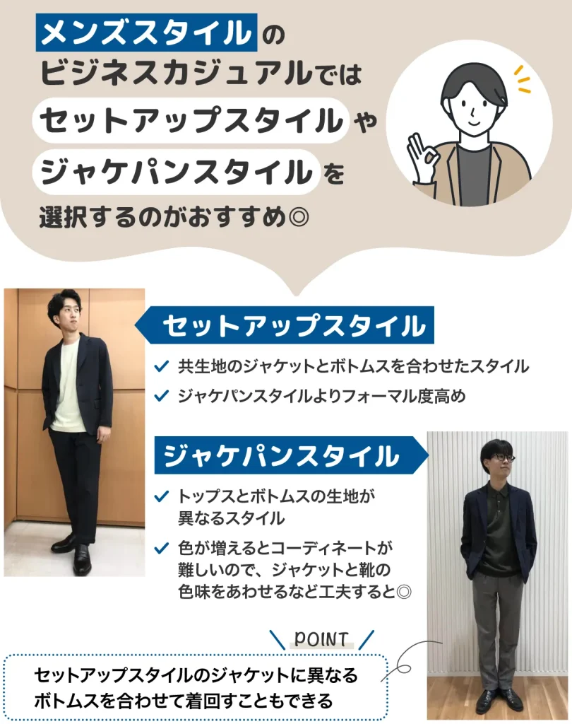 メンズスタイルのカジュアルのポイント