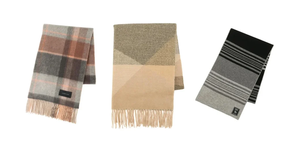 就活 マフラー 柄